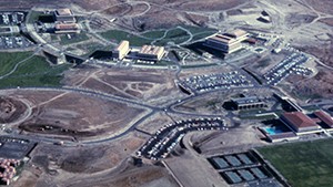 Early aerial image of UCI campus, 1966