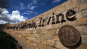UCI entrance sign